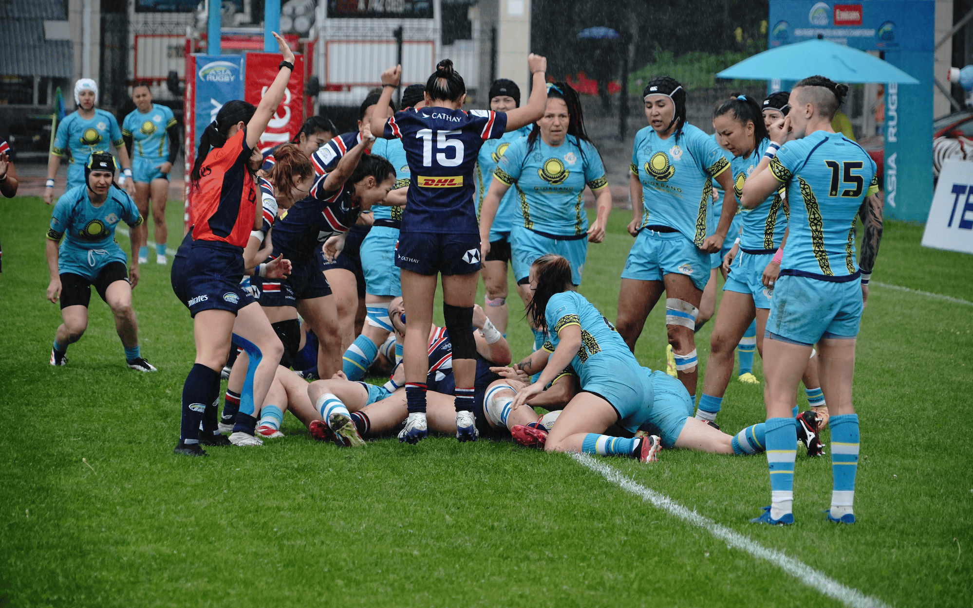 HONG KONG CHINA WOMEN’S XVs 26-26 KAZAKHSTAN